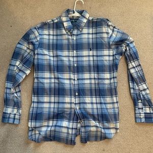 Polo Ralph Lauren Dress shirt collared button up shirt size Large blue